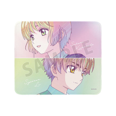 『カードキャプターさくら クリアカード編』木之本 桜&李 小狼 Ani-Art clear label マウスパッド