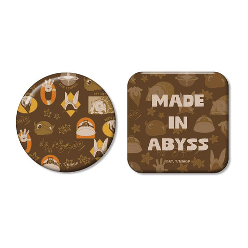 『メイドインアビス 烈日の黄金郷』モチーフ柄 缶バッジ2個セット【202512再販】