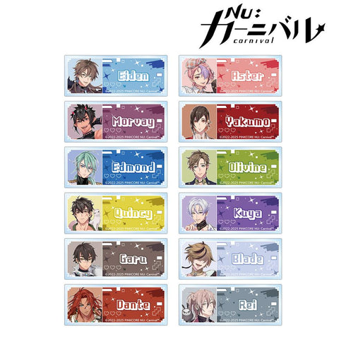 『NU: カーニバル』トレーディングアクリルネームプレート(単位/BOX)