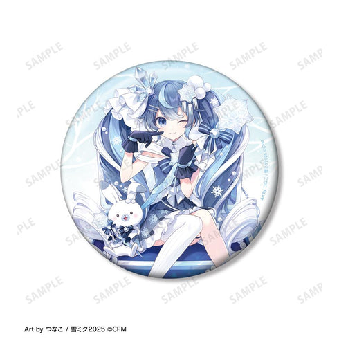 『初音ミク SNOW MIKU 2025』SNOW MIKU 2025 雪ミク Art by tokki / KEI / つなこ 100mm缶バッジ3個セット