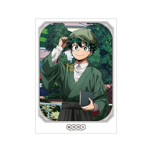 『僕のヒーローアカデミア』描き下ろし 緑谷出久 花やしきver. A3マット加工ポスター