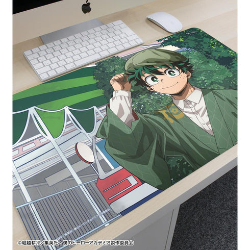 『僕のヒーローアカデミア』描き下ろし 緑谷出久 花やしきver. マルチデスクマット