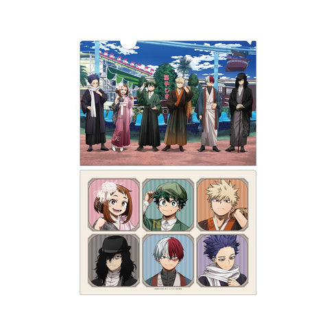 『僕のヒーローアカデミア』描き下ろし 集合 花やしきver. クリアファイル