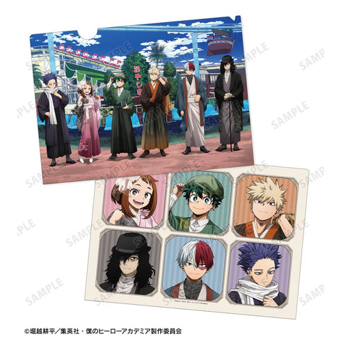 『僕のヒーローアカデミア』描き下ろし 集合 花やしきver. クリアファイル