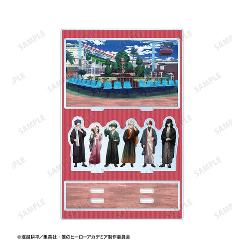 『僕のヒーローアカデミア』描き下ろし 集合 花やしきver. アクリルジオラマ