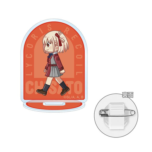 『リコリス・リコイル』錦木千束 ちびとこ アクリルスタンドマルチバッジ ver.A【202511再販】