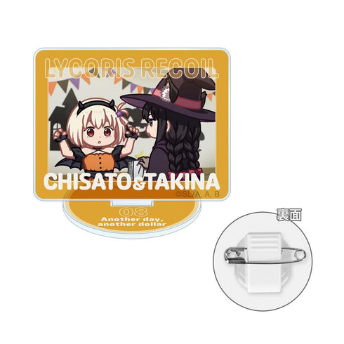 『リコリス・リコイル』錦木千束&井ノ上たきな ゆるコマ アクリルスタンドマルチバッジ ver.F【202511再販】