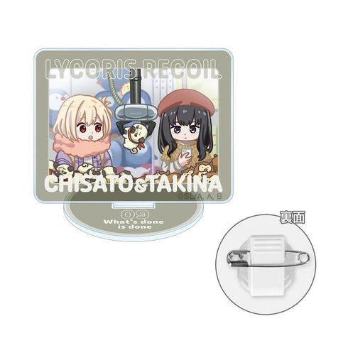『リコリス・リコイル』錦木千束&井ノ上たきな ゆるコマ アクリルスタンドマルチバッジ ver.G【202511再販】