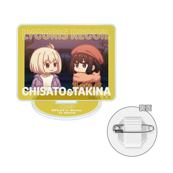 『リコリス・リコイル』錦木千束&井ノ上たきな ゆるコマ アクリルスタンドマルチバッジ ver.H【202511再販】