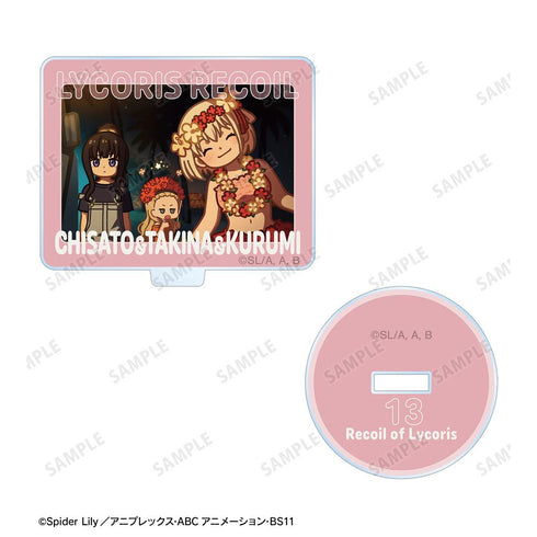 『リコリス・リコイル』錦木千束&井ノ上たきな&クルミ ゆるコマ アクリルスタンドマルチバッジ ver.B【202511再販】