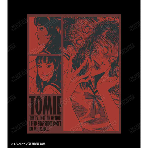 『伊藤潤二マニアック』富江 コマTシャツ ver.Aレディース【202508再販】
