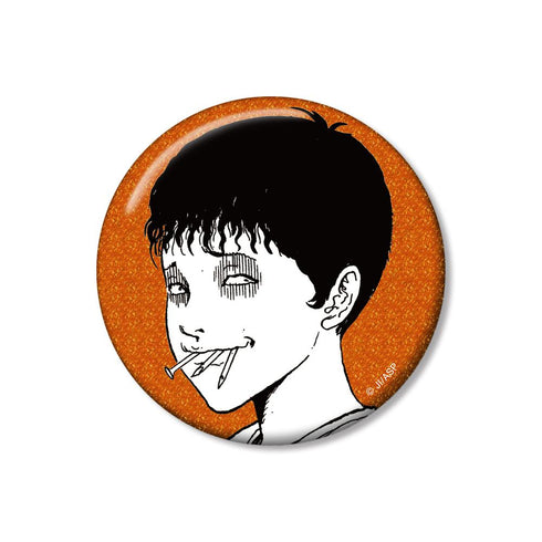 『伊藤潤二マニアック』双一 扉絵グリッター缶バッジ ver.B