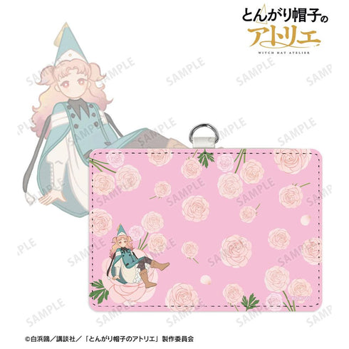 『とんがり帽子のアトリエ』テティア Botania ネックストラップ付き2ポケットパスケース