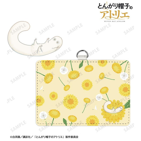 『とんがり帽子のアトリエ』フデムシ Botania ネックストラップ付き2ポケットパスケース