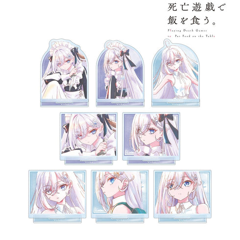"Making a Living from Death Games" Trading Card Game Ani-Art aqua label Acrylic Stand (Unit/BOX)