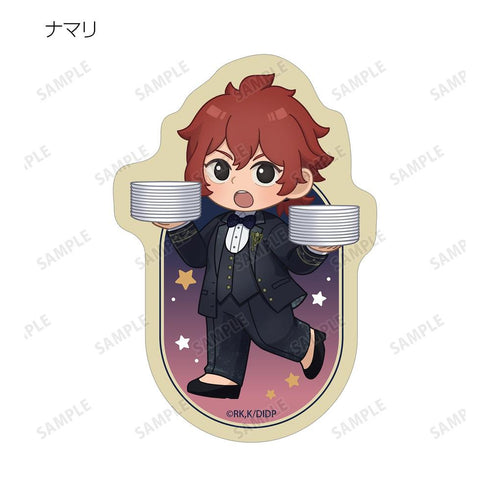 "Dungeon Meals" Trading Card Set: Chibi Characters - Starry Sky Maid & Butler Ver. Die-Cut Stickers (Sold by the box)