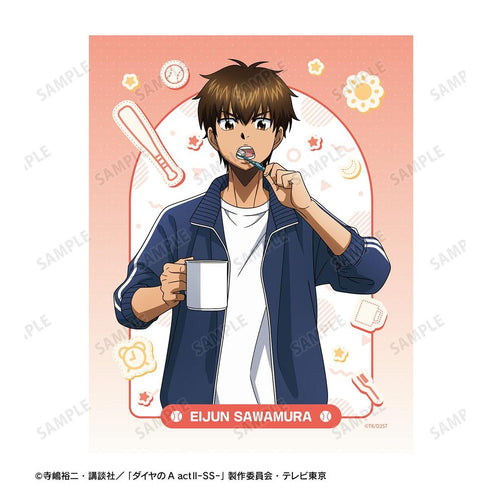 『ダイヤのA actII -Second Season-』描き下ろし 沢村 栄純 朝の支度ver. F0号キャンバスボード