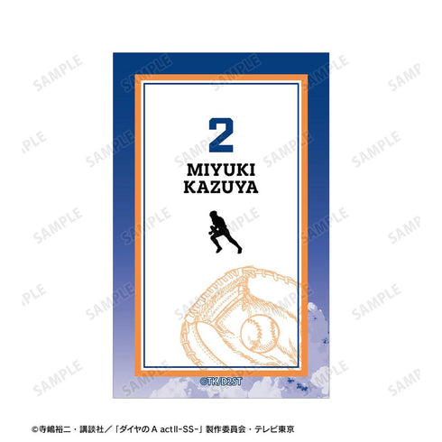 《鑽石王牌 actII -Second Season-》御幸一也主題 A:code 插畫卡&B8;硬質收納盒套組