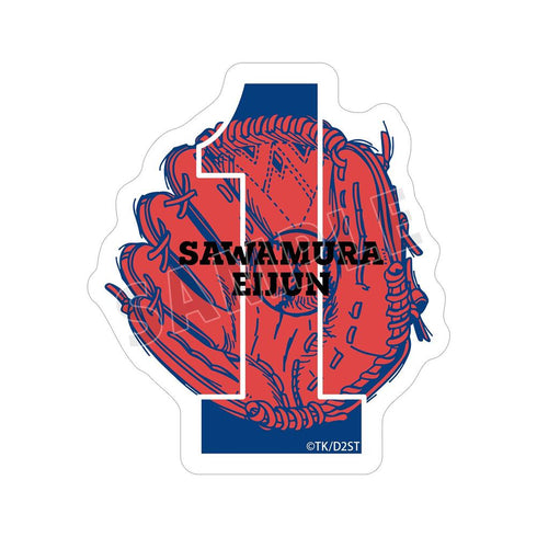 "Diamond no A Act II -Second Season-" Eijun Sawamura-themed A:code Die-Cut Sticker
