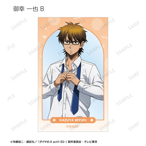 『ダイヤのA actII -Second Season-』描き下ろし 朝の支度ver. トレーディングコンパクトクリアカード(単位/BOX)