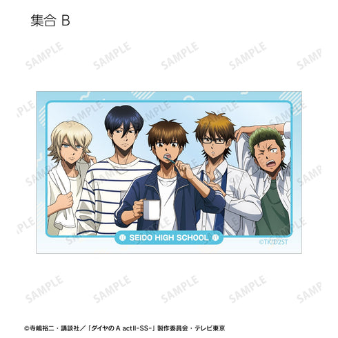 『ダイヤのA actII -Second Season-』描き下ろし 朝の支度ver. トレーディングコンパクトクリアカード(単位/BOX)