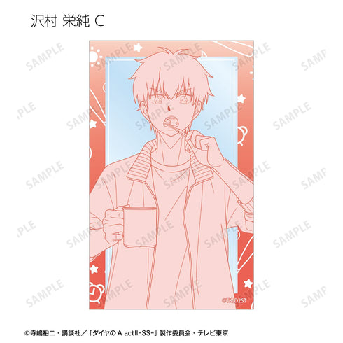 『ダイヤのA actII -Second Season-』描き下ろし 朝の支度ver. トレーディングコンパクトクリアカード(単位/BOX)