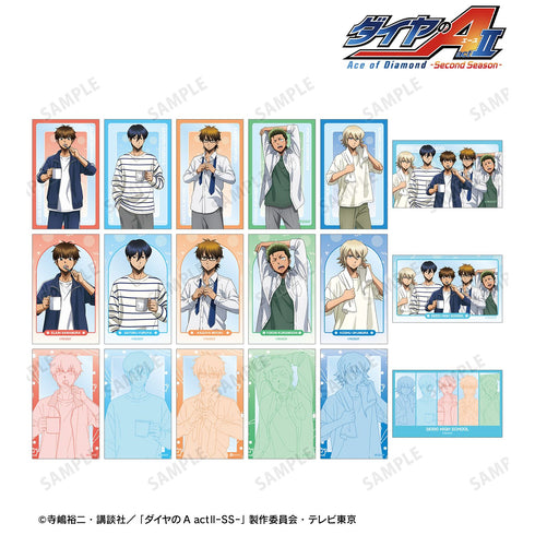 『ダイヤのA actII -Second Season-』描き下ろし 朝の支度ver. トレーディングコンパクトクリアカード(単位/BOX)