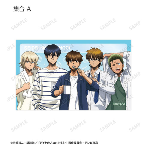 『ダイヤのA actII -Second Season-』描き下ろし 朝の支度ver. トレーディングコンパクトクリアカード(単位/BOX)