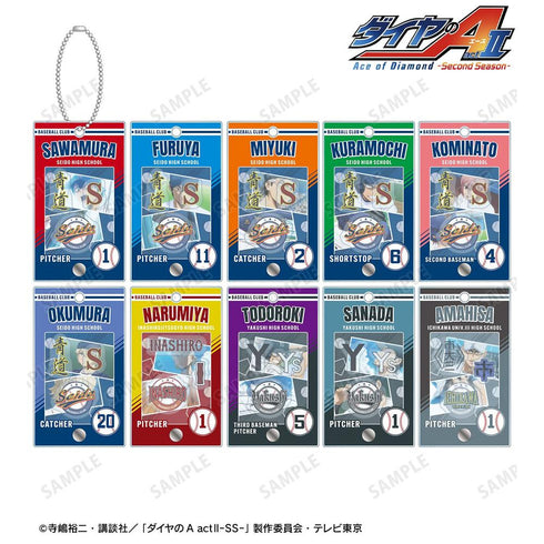 『ダイヤのA actII -Second Season-』トレーディング場面写パーツ付きフレームアクリルチャーム(単位/BOX)