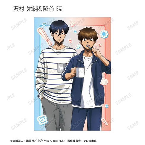 『ダイヤのA actII -Second Season-』描き下ろし 朝の支度ver. トレーディングポストカード(単位/BOX)