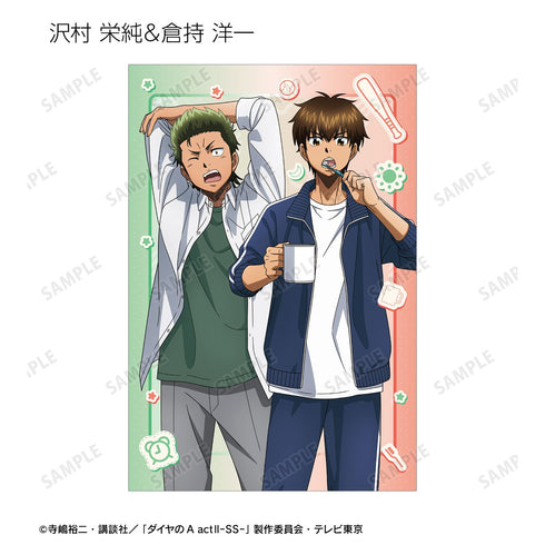 『ダイヤのA actII -Second Season-』描き下ろし 朝の支度ver. トレーディングポストカード(単位/BOX)