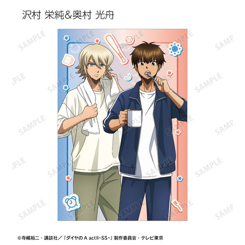『ダイヤのA actII -Second Season-』描き下ろし 朝の支度ver. トレーディングポストカード(単位/BOX)