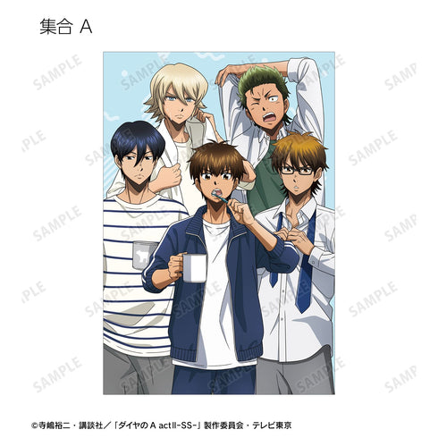 『ダイヤのA actII -Second Season-』描き下ろし 朝の支度ver. トレーディングポストカード(単位/BOX)