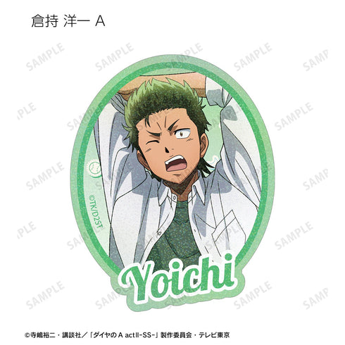 『ダイヤのA actII -Second Season-』描き下ろし 朝の支度ver. トレーディングホログラムダイカットステッカー(単位/BOX)