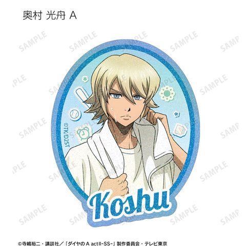 『ダイヤのA actII -Second Season-』描き下ろし 朝の支度ver. トレーディングホログラムダイカットステッカー(単位/BOX)