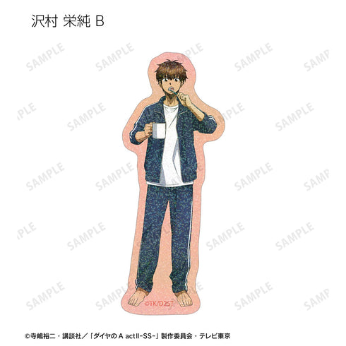 『ダイヤのA actII -Second Season-』描き下ろし 朝の支度ver. トレーディングホログラムダイカットステッカー(単位/BOX)