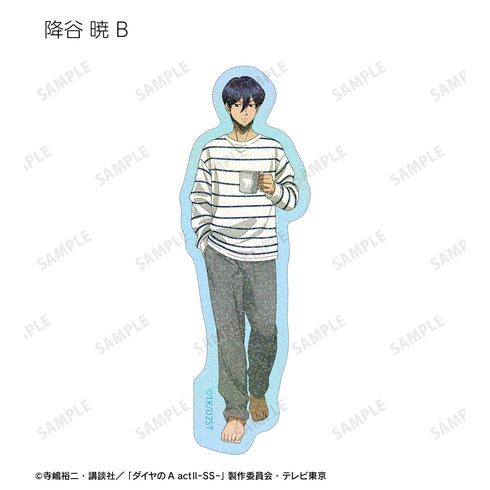 『ダイヤのA actII -Second Season-』描き下ろし 朝の支度ver. トレーディングホログラムダイカットステッカー(単位/BOX)