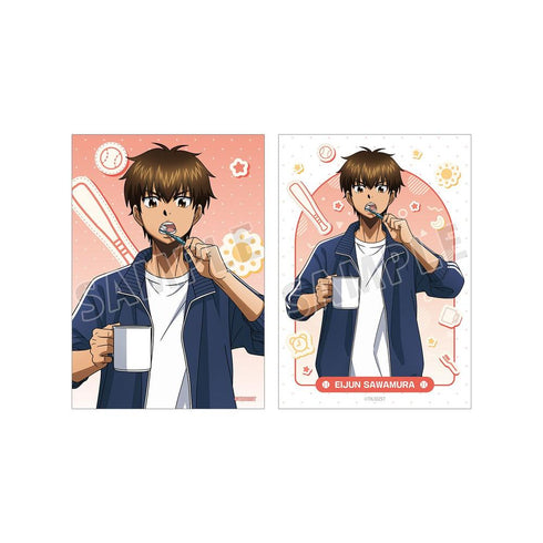 『ダイヤのA actII -Second Season-』描き下ろし 沢村 栄純 朝の支度ver. ブロマイド2枚セット