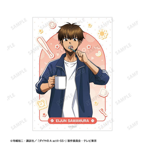 『ダイヤのA actII -Second Season-』描き下ろし 沢村 栄純 朝の支度ver. ブロマイド2枚セット