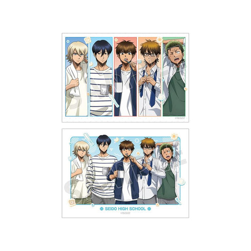 『ダイヤのA actII -Second Season-』描き下ろし 集合 朝の支度ver. ブロマイド2枚セット
