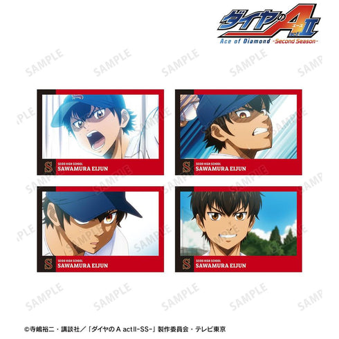『ダイヤのA actII -Second Season-』沢村 栄純 場面写ポストカード4枚セット