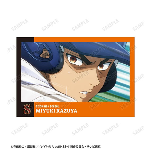 『ダイヤのA actII -Second Season-』御幸 一也 場面写ポストカード4枚セット