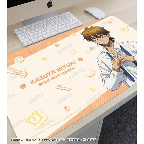 『ダイヤのA actII -Second Season-』描き下ろし 御幸 一也 朝の支度ver. マルチデスクマット