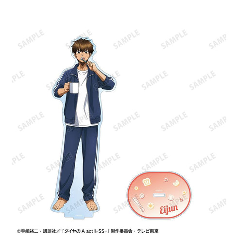 『ダイヤのA actII -Second Season-』描き下ろし 沢村 栄純 朝の支度・着彩ver. 特大アクリルスタンド