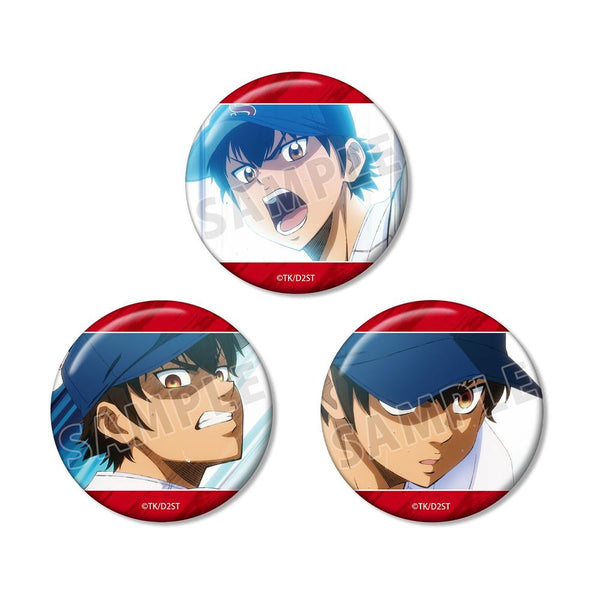 『ダイヤのA actII -Second Season-』沢村 栄純 場面写缶バッジ3個セット
