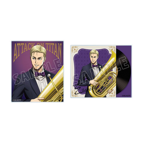 『進撃の巨人』描き下ろし エルヴィン ジャズver. アクリルカード2枚セット