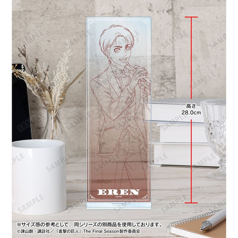 『進撃の巨人』描き下ろし エルヴィン ジャズ・線画ver. 特大アクリルスタンド