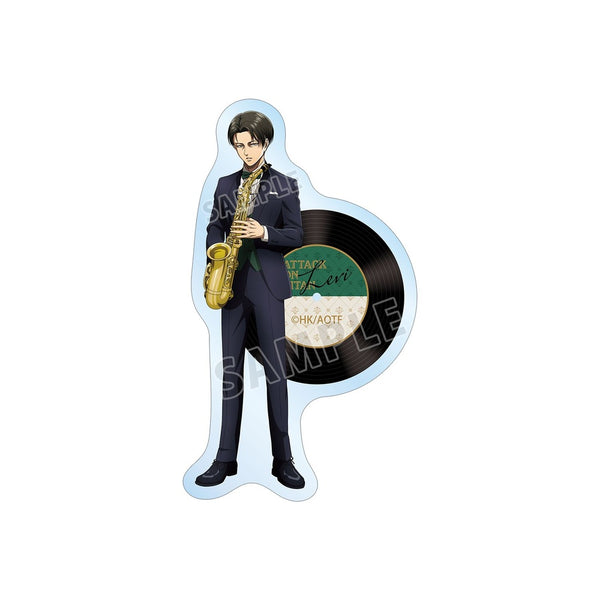 『進撃の巨人』描き下ろし リヴァイ ジャズver. クリアダイカットステッカー