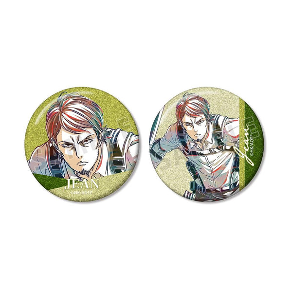 『進撃の巨人』ジャン Ani-Art 第5弾 グリッター缶バッジ2個セット
