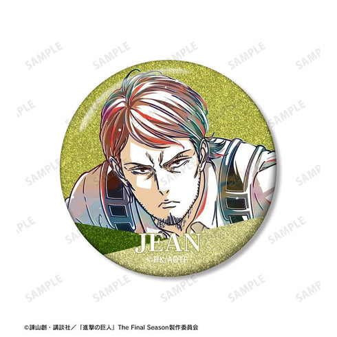 『進撃の巨人』ジャン Ani-Art 第5弾 グリッター缶バッジ2個セット